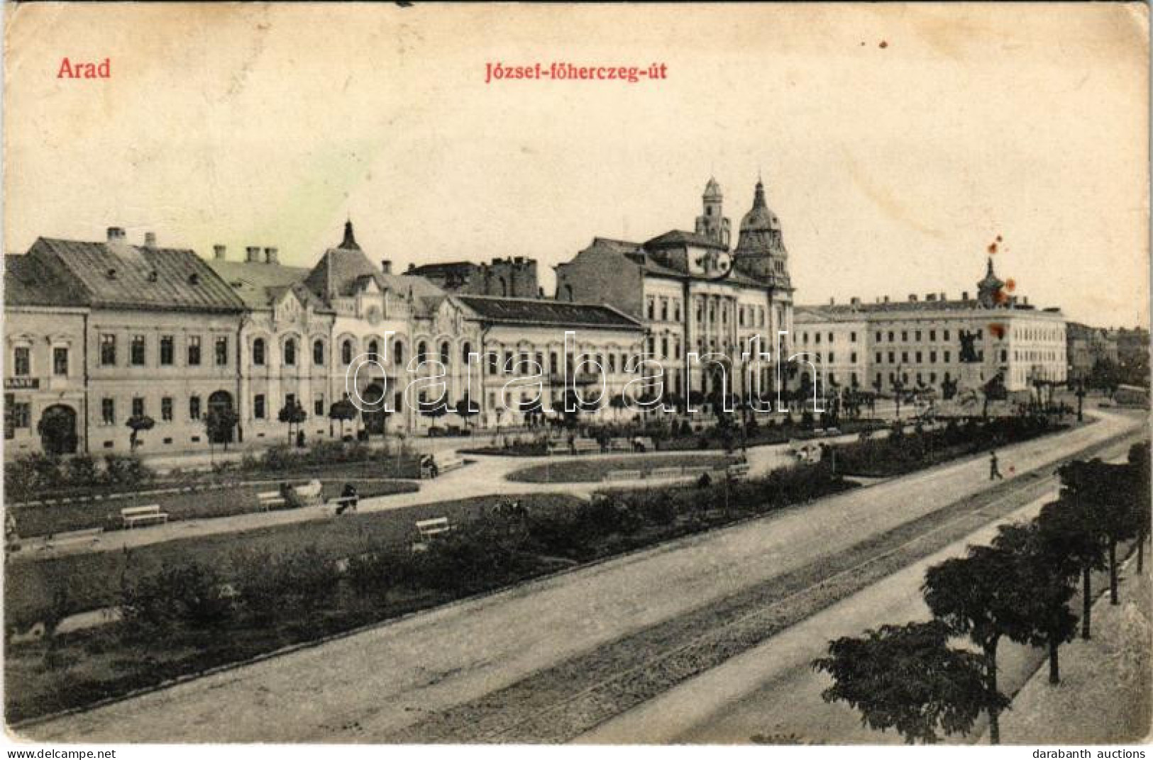 * T2/T3 Arad, József Főherceg út / Street View, Bank (EK) - Non Classés