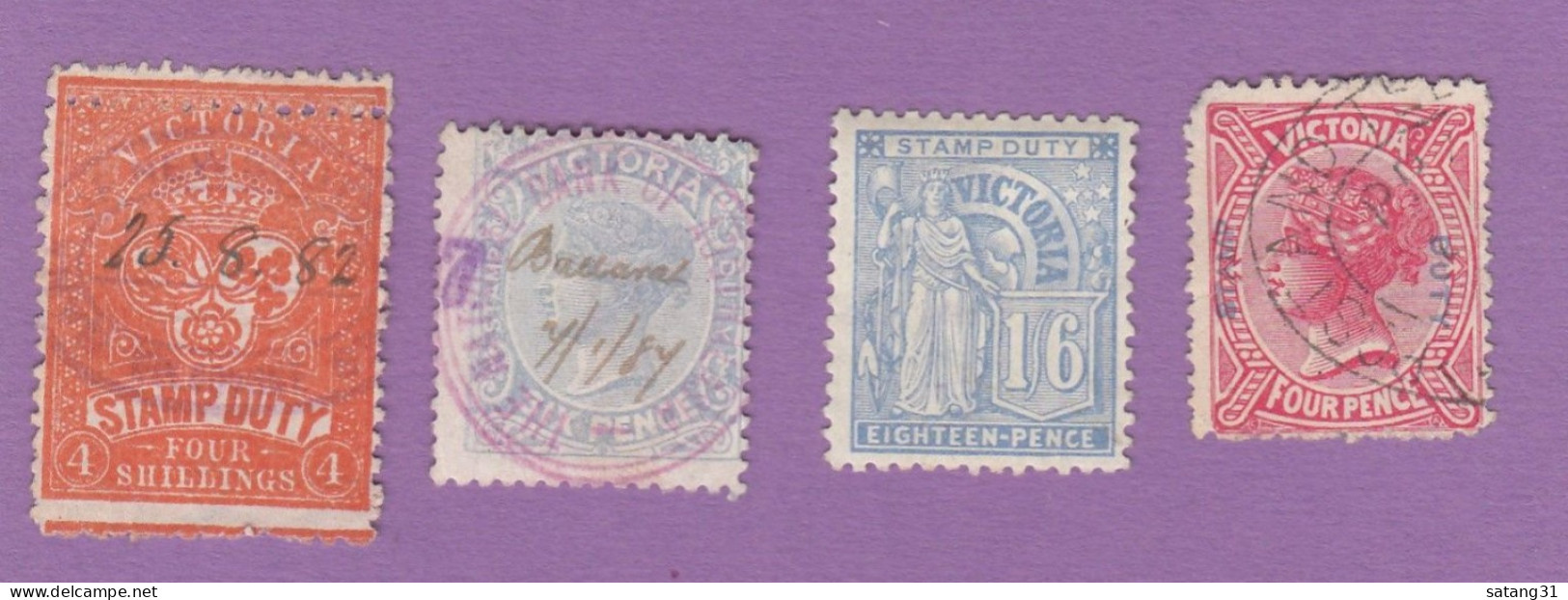 FISCAUX/REVENUES. PETIT LOT DE TIMBRES FISCAUX. - Oblitérés