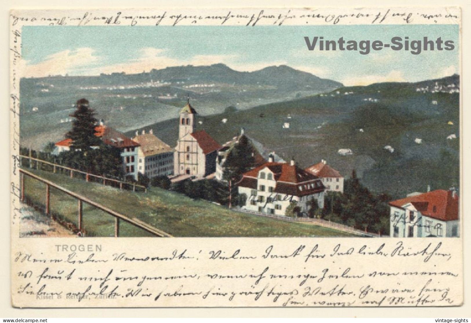 Trogen / Switzerland: Partial View (Vintage Artist PC 1905) - Trogen