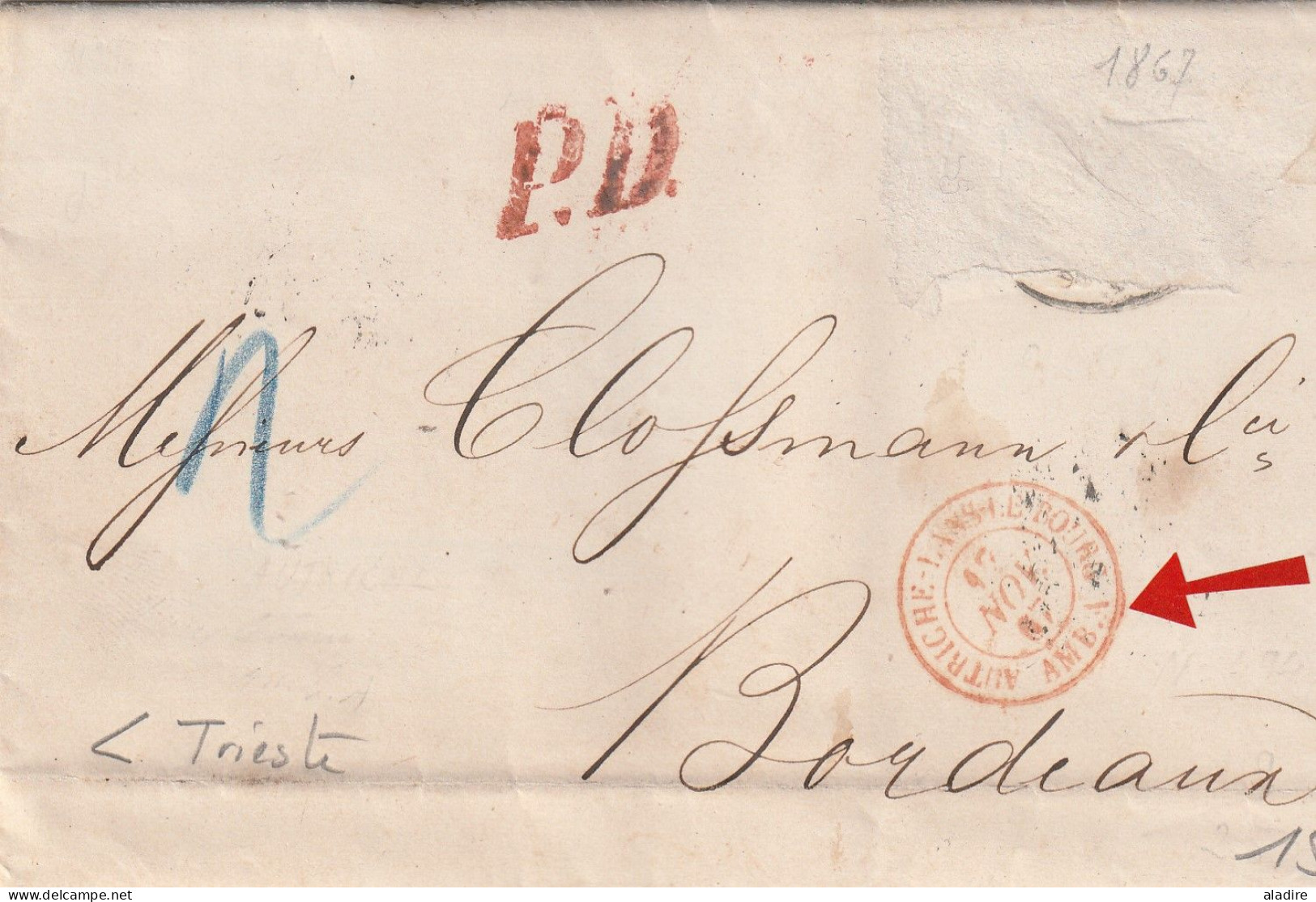 OSTERREICH Autriche Austria  - 1820 / 1927 - a collection of 16 old letters, covers and cards - 32 scans