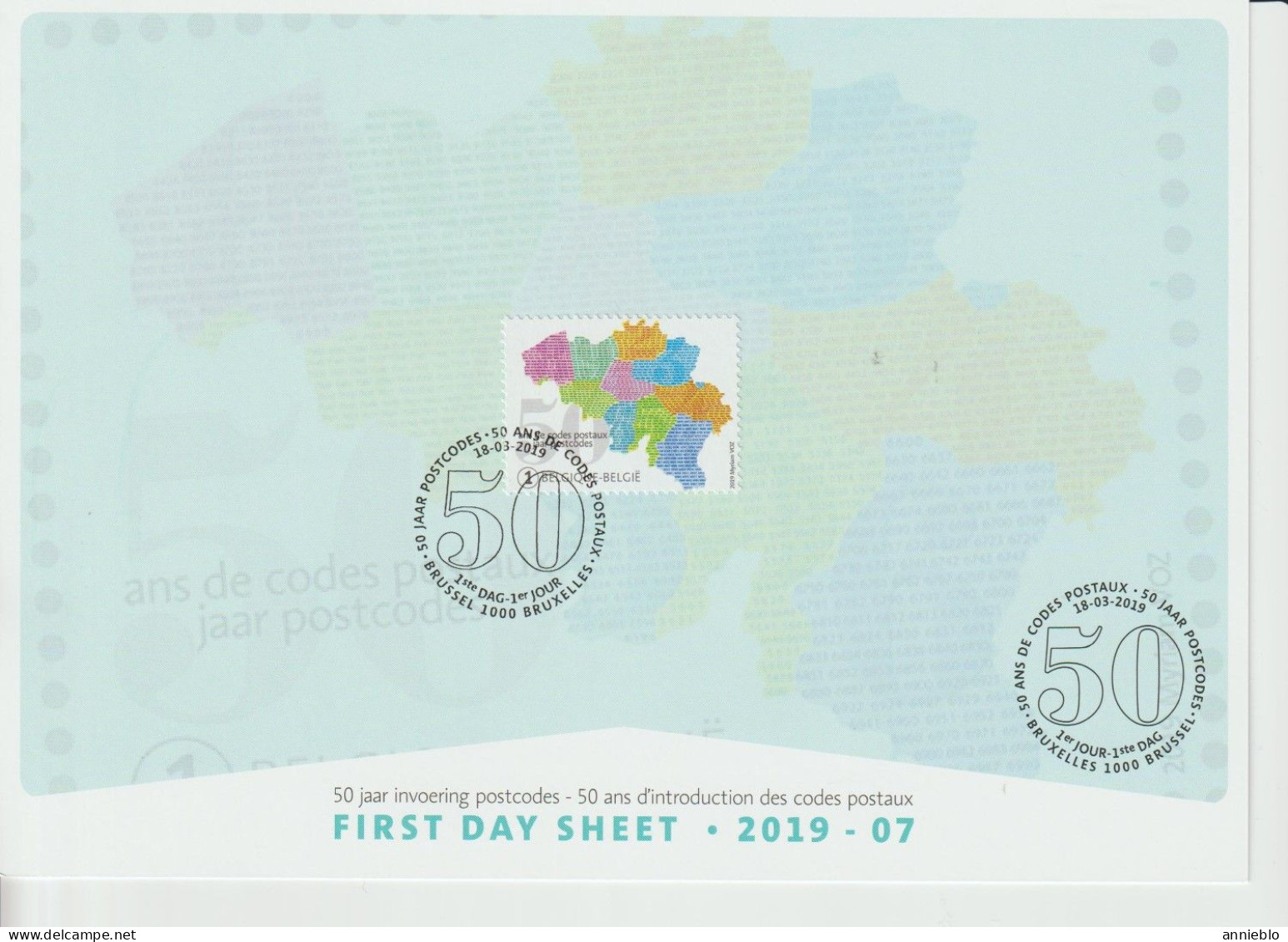 2019 - FDS 4857 - Postcodes / Codes Postaux - - 2011-2020