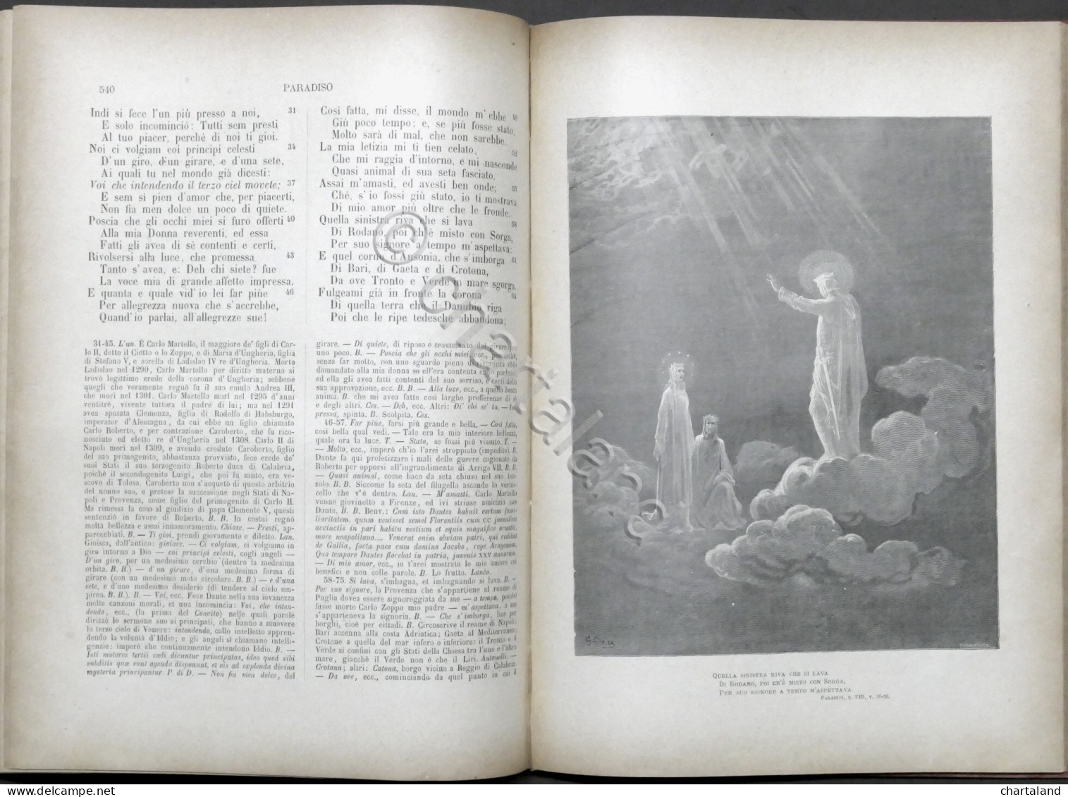La Divina Commedia di Dante Alighieri illustrata da Gustavo Doré - 1887 Sonzogno