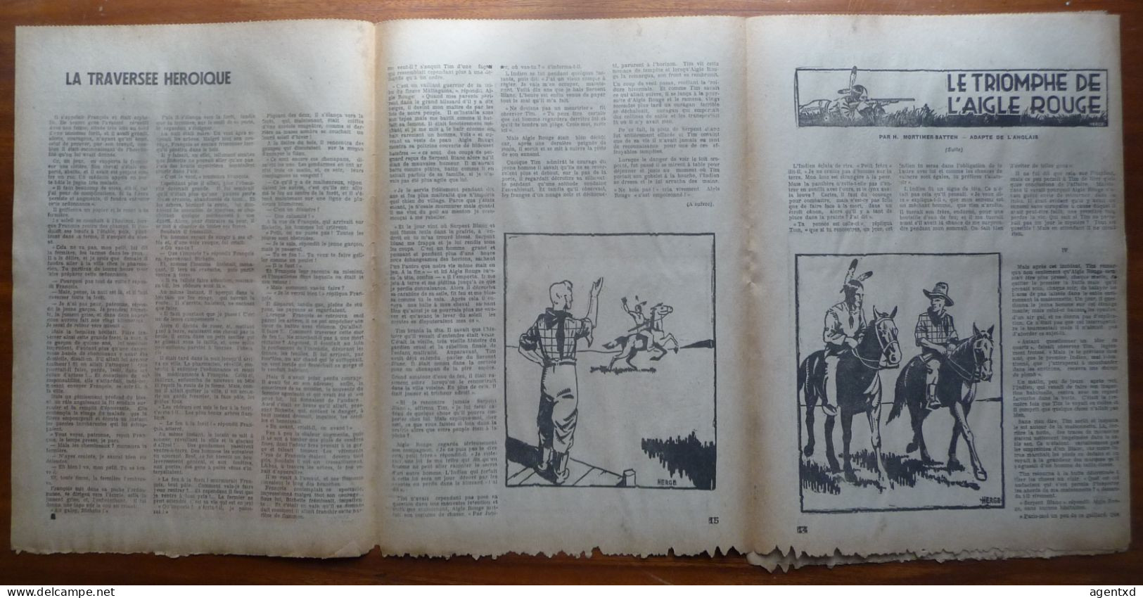 TINTIN – PETIT VINGTIEME – PETIT XX - N° 12 Du 20 MARS 1930 – SOVIETS - Tintin