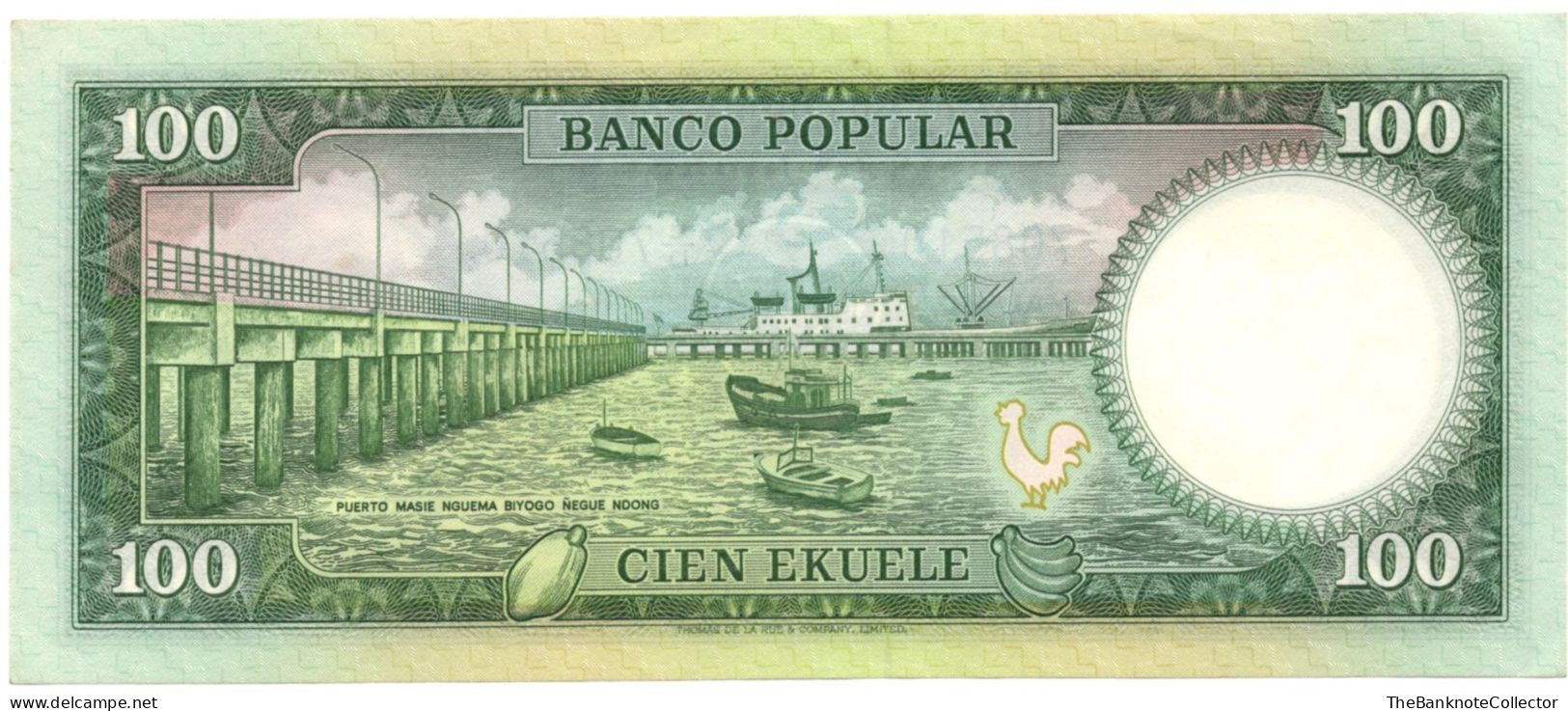 Equatorial Guinea 100 Ekuele 1975 P-6 AUNC - Equatoriaal-Guinea