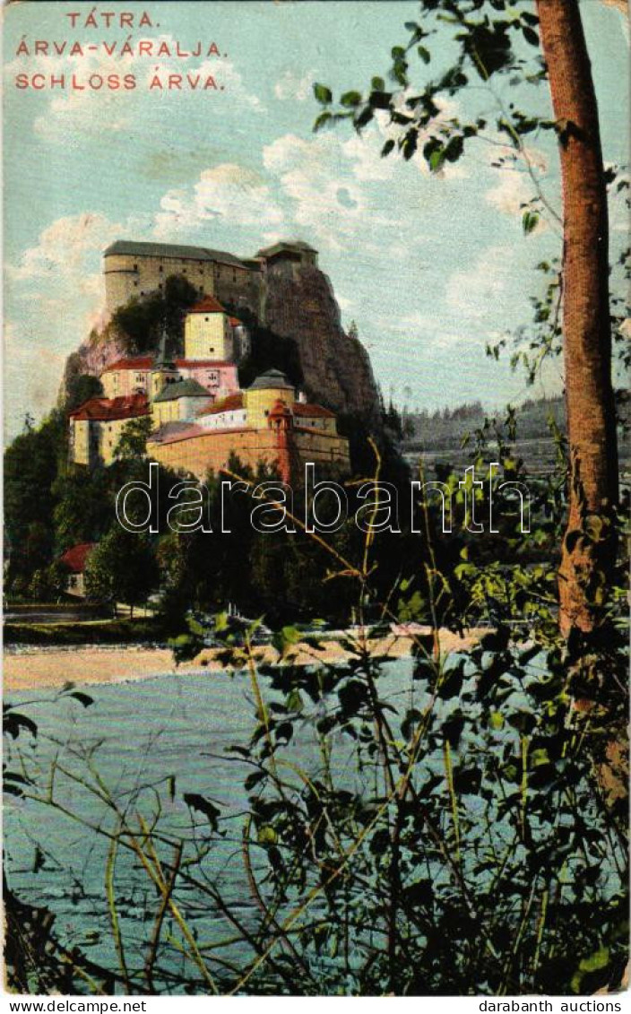 T3 1907 Árvaváralja, Oravsky Podzámok; Árva Vára. Feitzinger Ede No. 646. Autgr. 1905. / Schloss Árva / Oravsky Zámok /  - Sin Clasificación