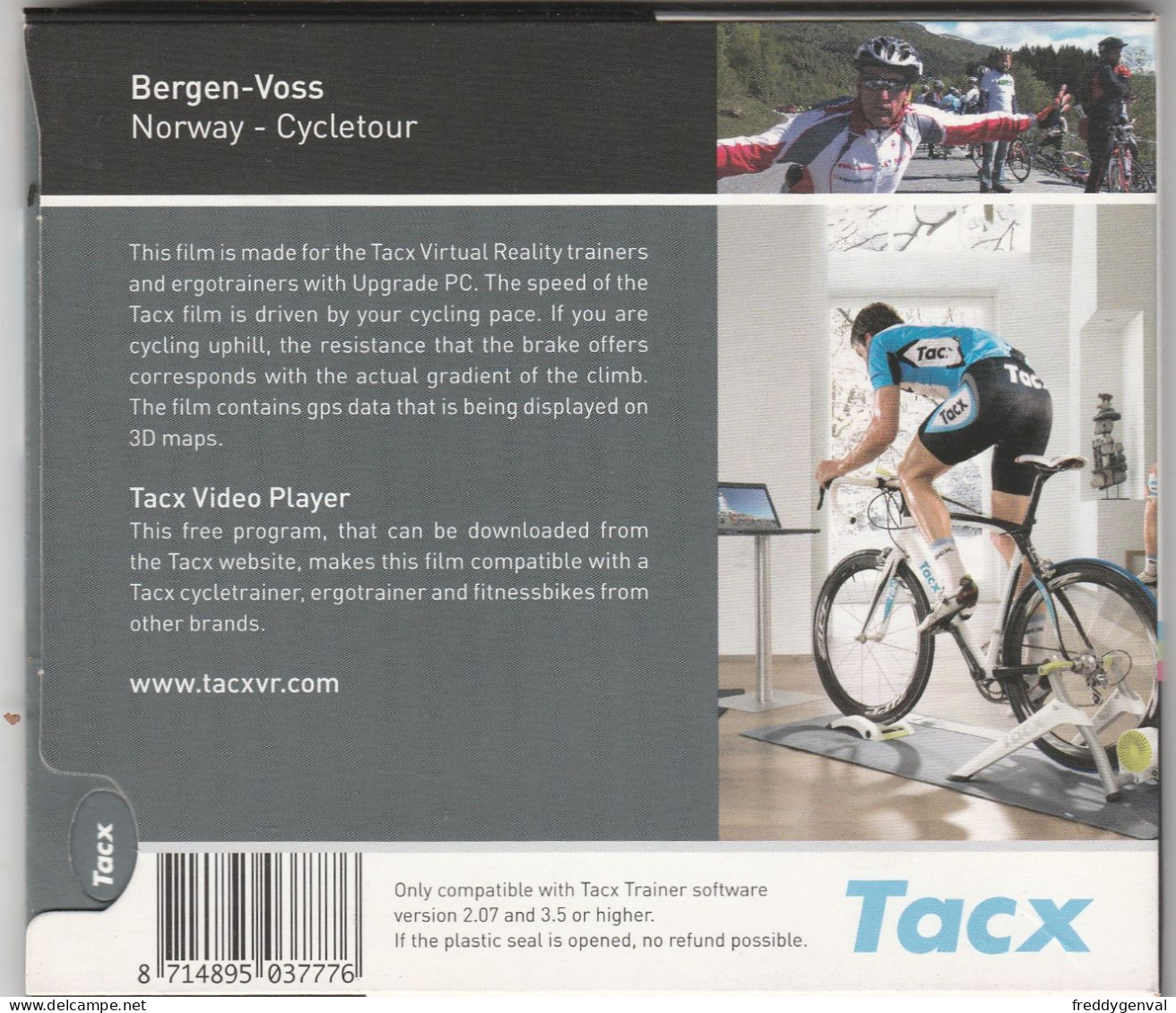 TACX SYSTEME I - VORTEX CD NORWAY CYCLE TOUR - Cyclisme