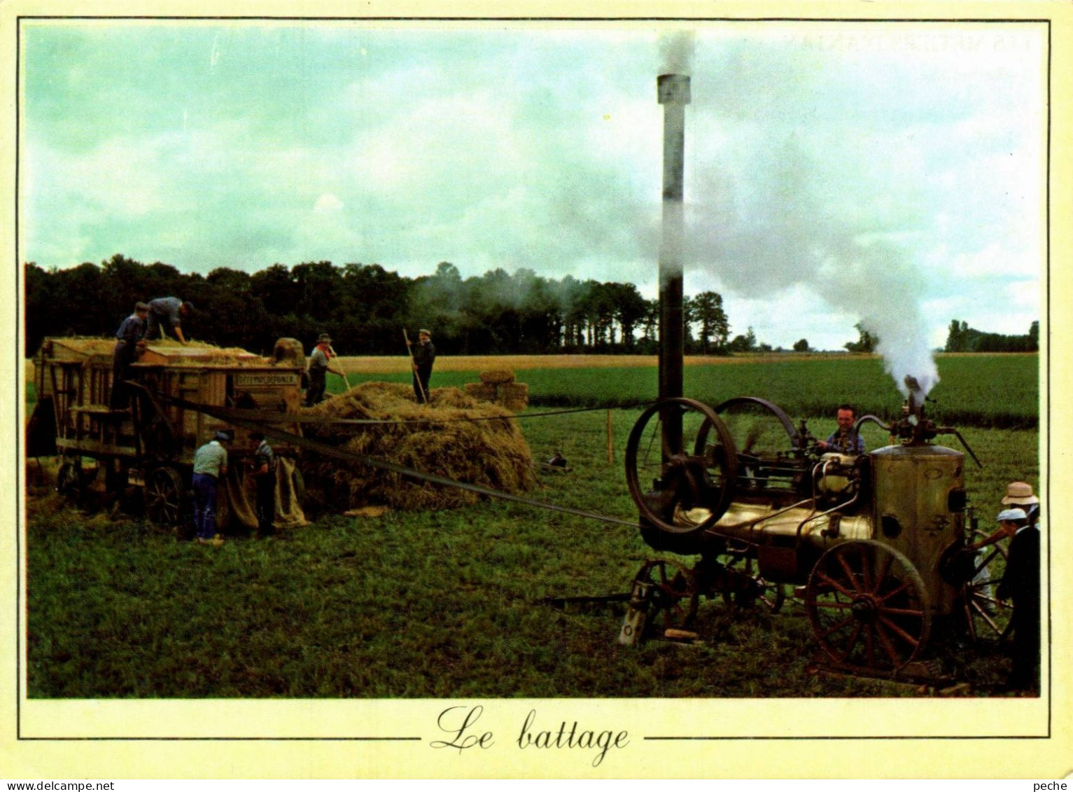 N°783 Z -cpm Le Battage - Landwirtschaftl. Anbau