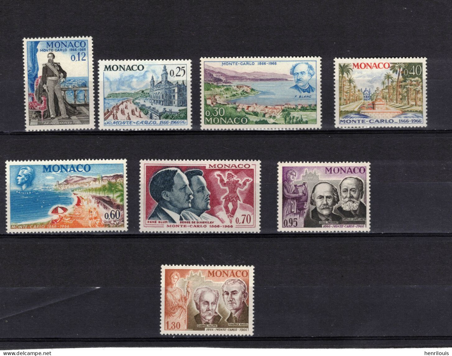MONACO  Timbres Neufs **  De 1966 ( Ref  MC543 ) Monte Carlo - Unused Stamps