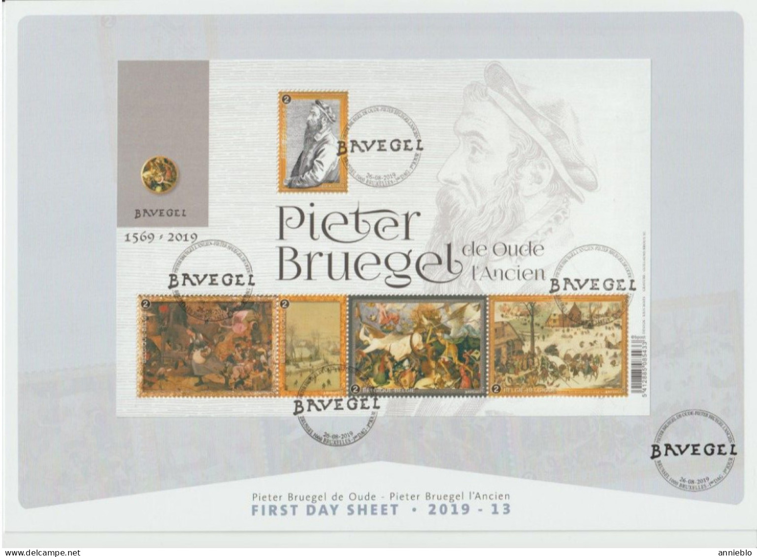 2019 - FDS BL282 - Pieter Bruegel - - 2011-2020