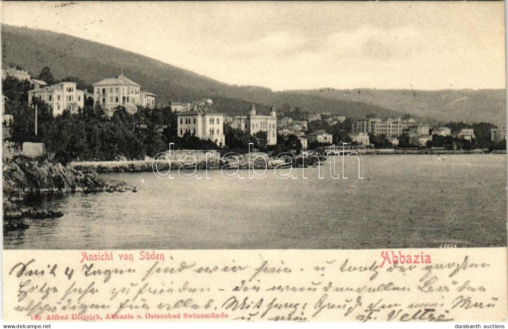 T2 1902 Abbazia, Opatija; Ansicht Von Süden - Non Classés