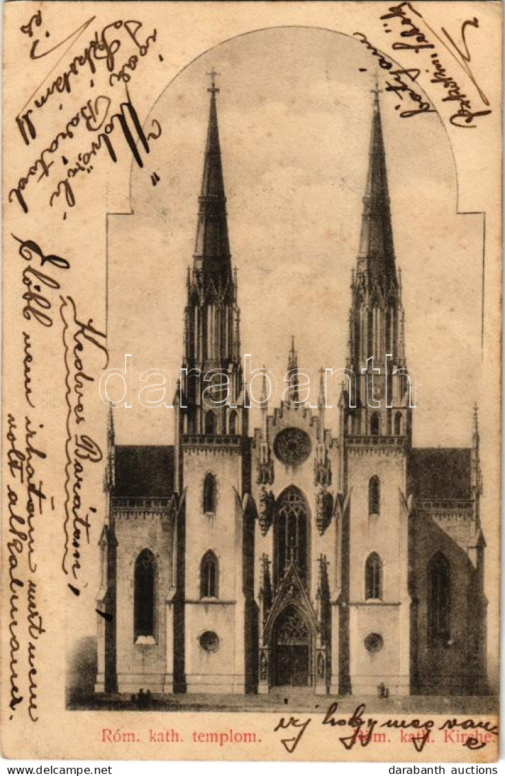 T2/T3 1903 Versec, Werschetz, Vrsac; Római Katolikus Templom / Church - Non Classés