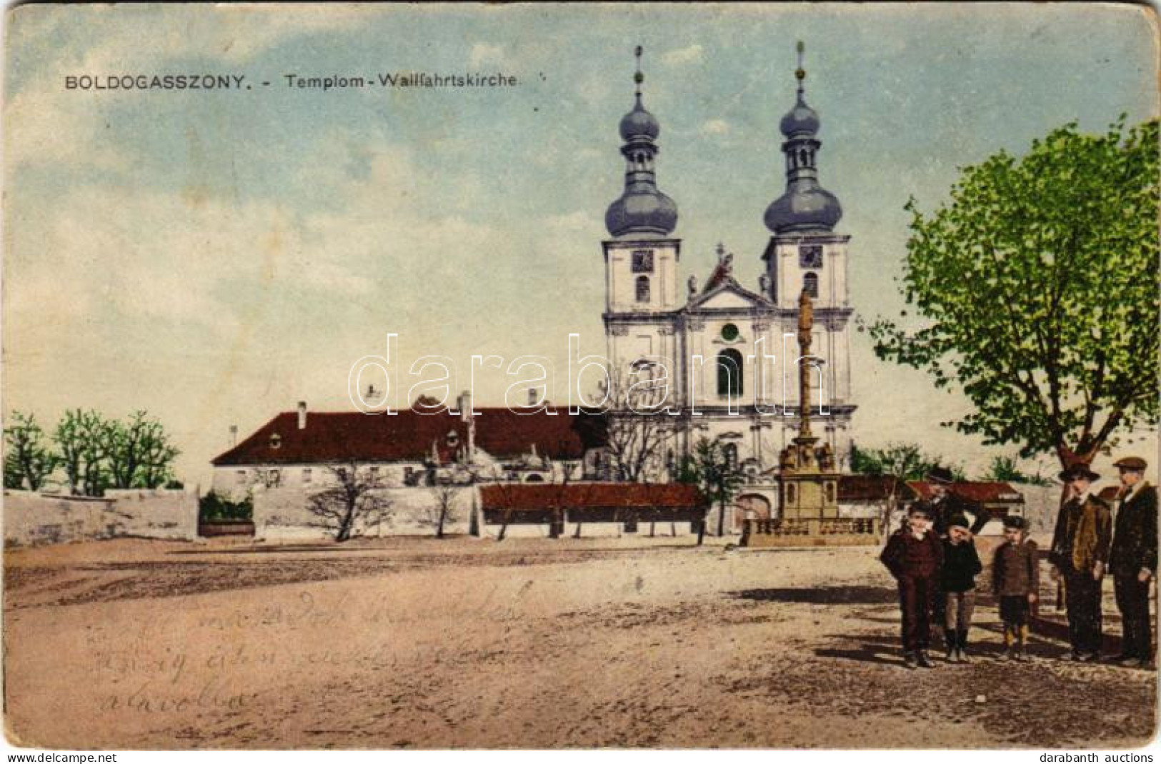 * T3 1914 Boldogasszony, Fertőboldogasszony, Frauenkirchen; Wallfahrtskirche / Boldogasszony Búcsújáró Templom. Rechnitz - Non Classés