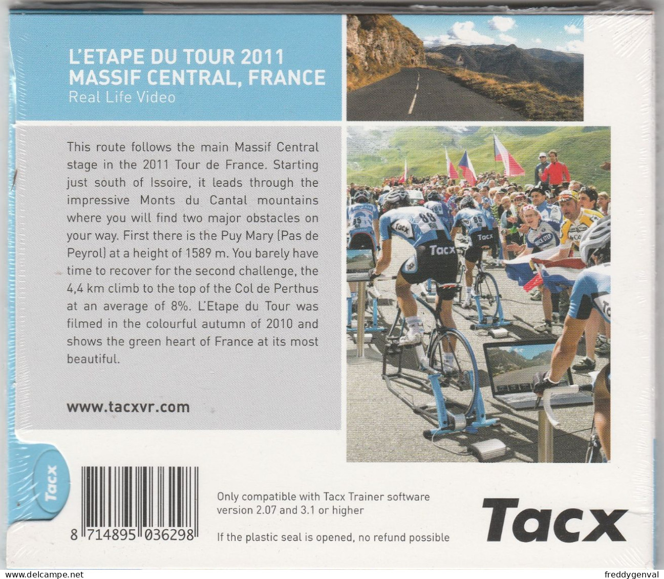 TACX SYSTEME I - VORTEX CD ETAPE DU TOUR 2011 MASSIF CENTRAL - Wielrennen
