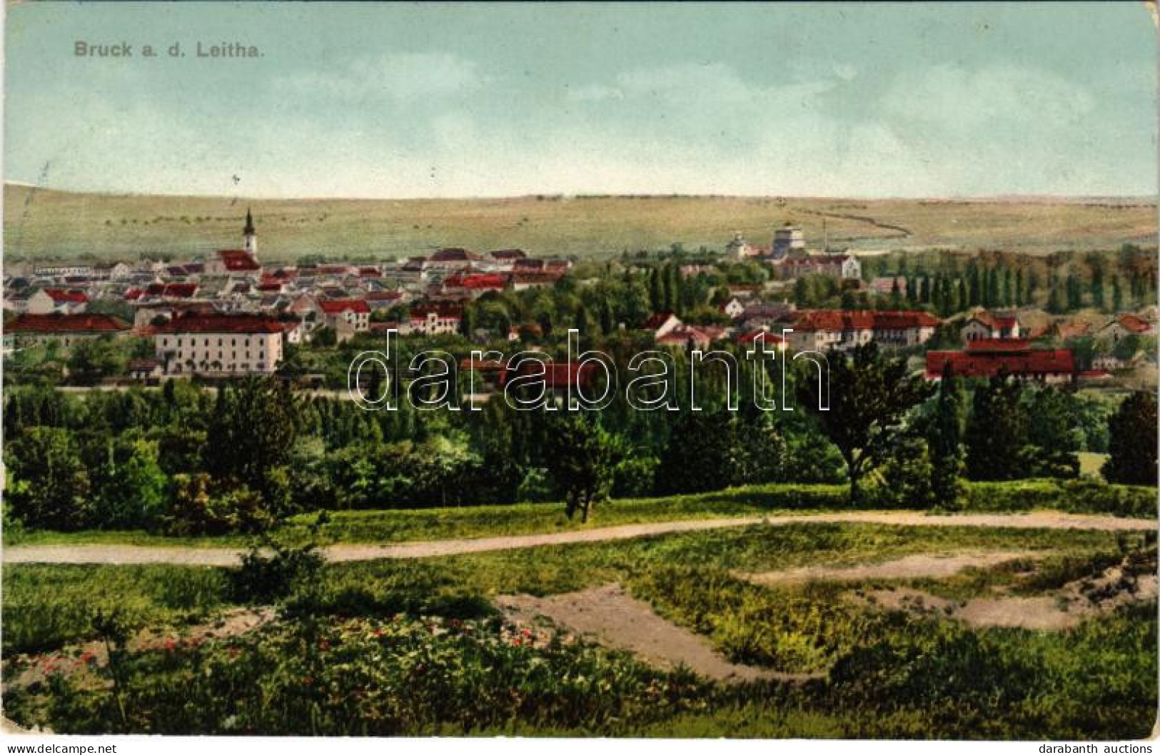 * T2/T3 Lajtabruck, Bruck An Der Leitha; Látkép. J. Neugebauer Kiadása / General View (EK) - Ohne Zuordnung