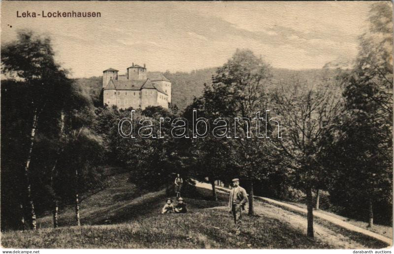 ** T3 Léka, Lockenhaus; Vár. C. Stockmann Kiadása / Schloss / Castle (ázott Sarkak / Wet Corners) - Unclassified