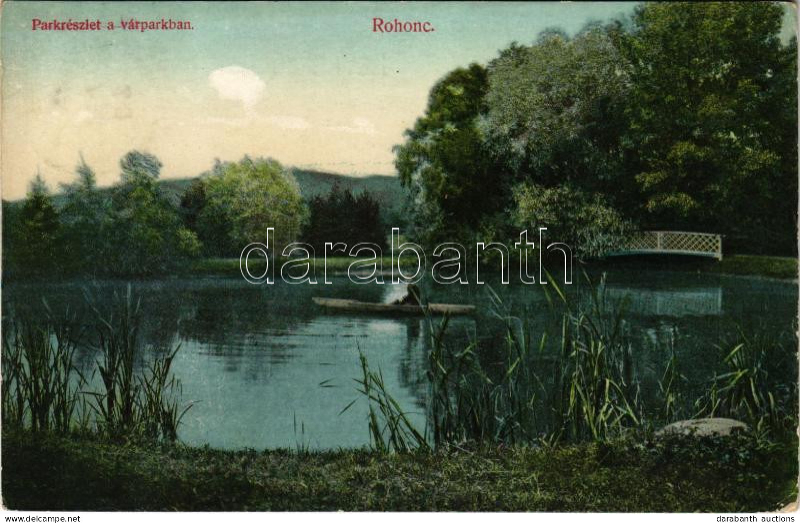 * T2/T3 Rohonc, Rechnitz; Park Részlet A Várparkban. Stern J. Fényképész Kiadása / Castle Park (EK) - Non Classificati