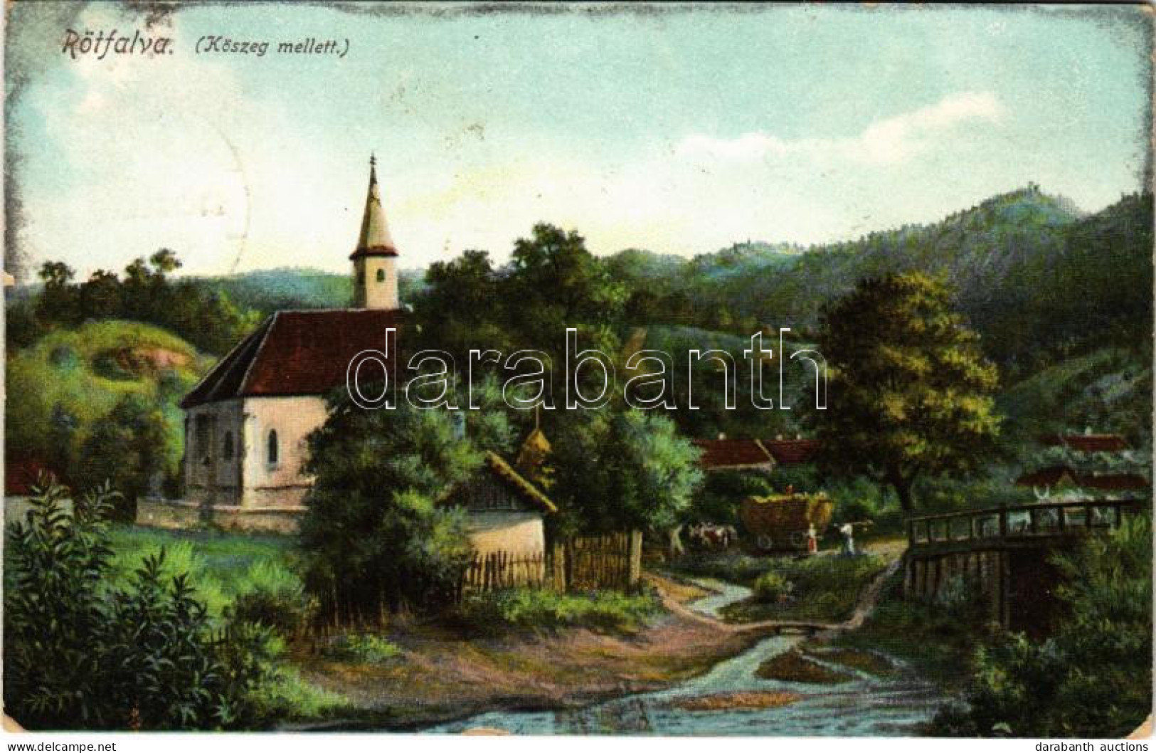 T2/T3 1912 Rőtfalva, Rőt, Rattersdorf (Répcekethely, Mannersdorf An Der Rabnitz); Rőtfalva Kőszeg Mellett. Róth Jenő Kia - Sin Clasificación