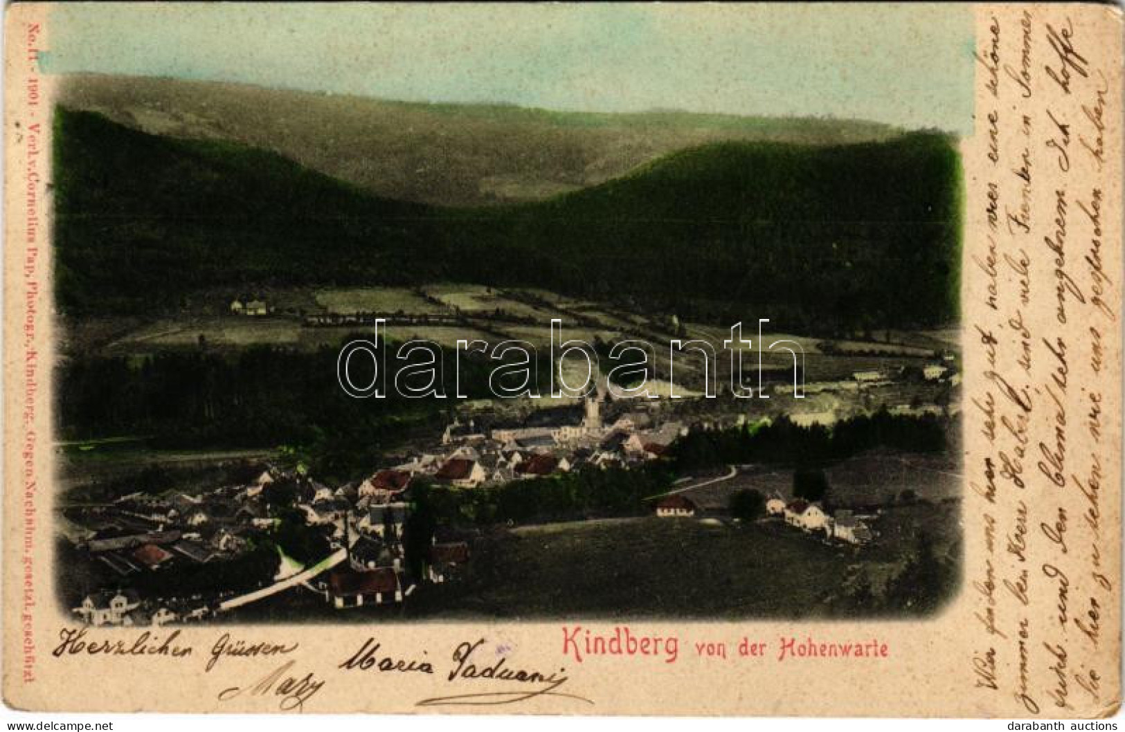 T2/T3 1904 Kindberg (Steiermark), Von Der Hohenwarte / General View (worn Corners) - Ohne Zuordnung