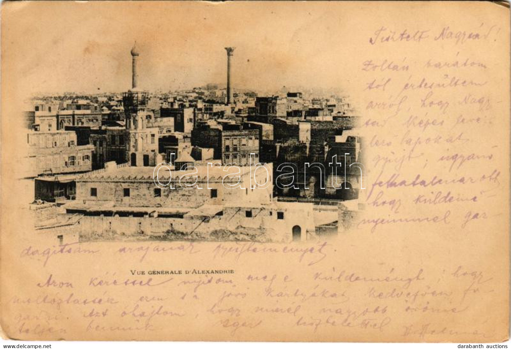 * T3 1900 Alexandria, Alexandrie; Vue Générale / General View (wet Corner) - Non Classés