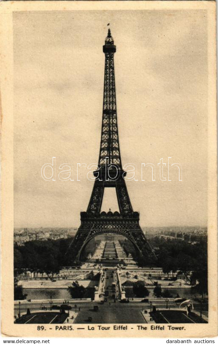 * T2/T3 Paris, La Tour Eiffel (EB), Német Megszállás Alatti Időszak. - Unclassified