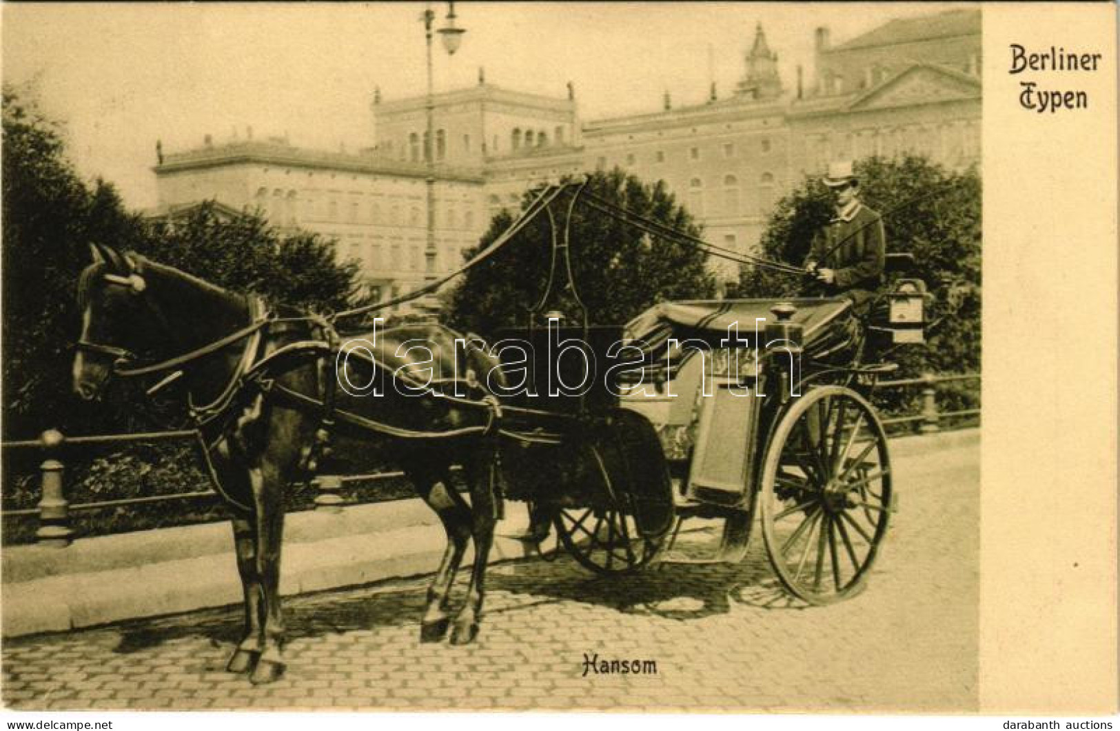 ** T2 Berlin, Berliner Typen. Hansom / Horse-drawn Cab - Ohne Zuordnung