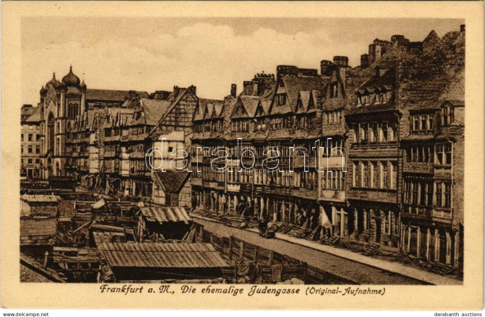 * T2 Frankfurt, Die Ehemalige Judengasse (Original-Aufnahme) / Jewish Quarter With Synagogue - Non Classés