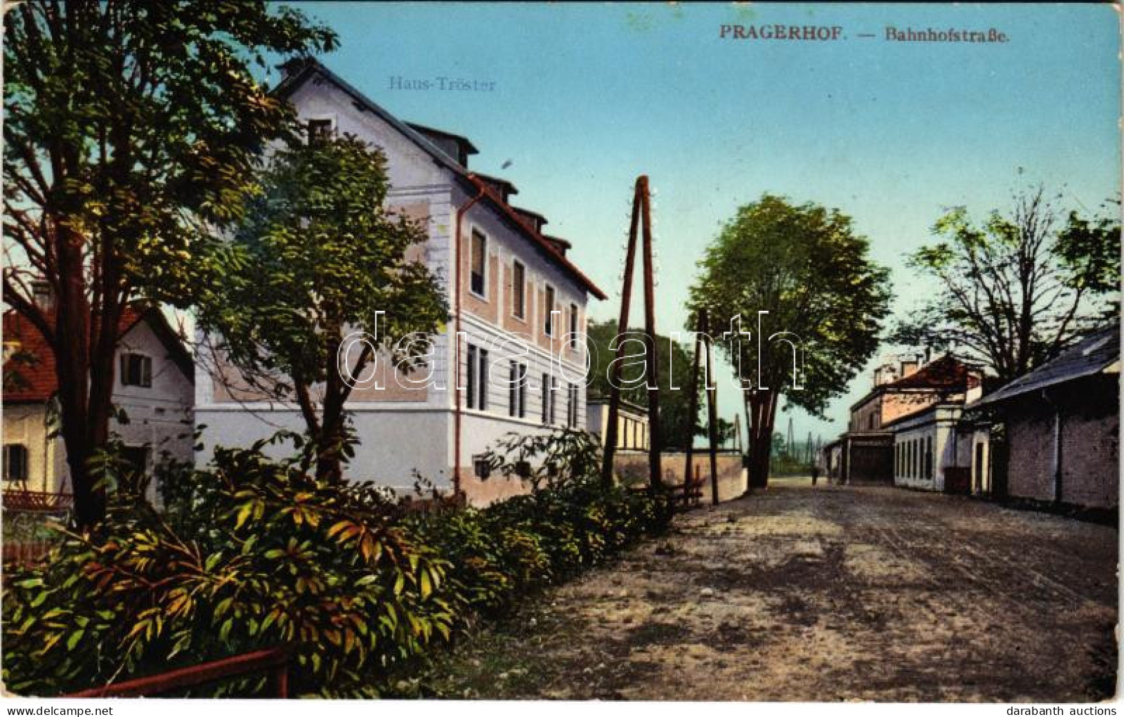 T2 1914 Pragersko, Pragerhof; Bahnhofstrasse / Railway Street - Non Classés