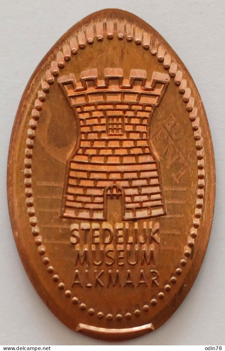 Pièce écrasée -  STEDLIUK - MUSEUM ALKMAAR - Souvenirmunten (elongated Coins)