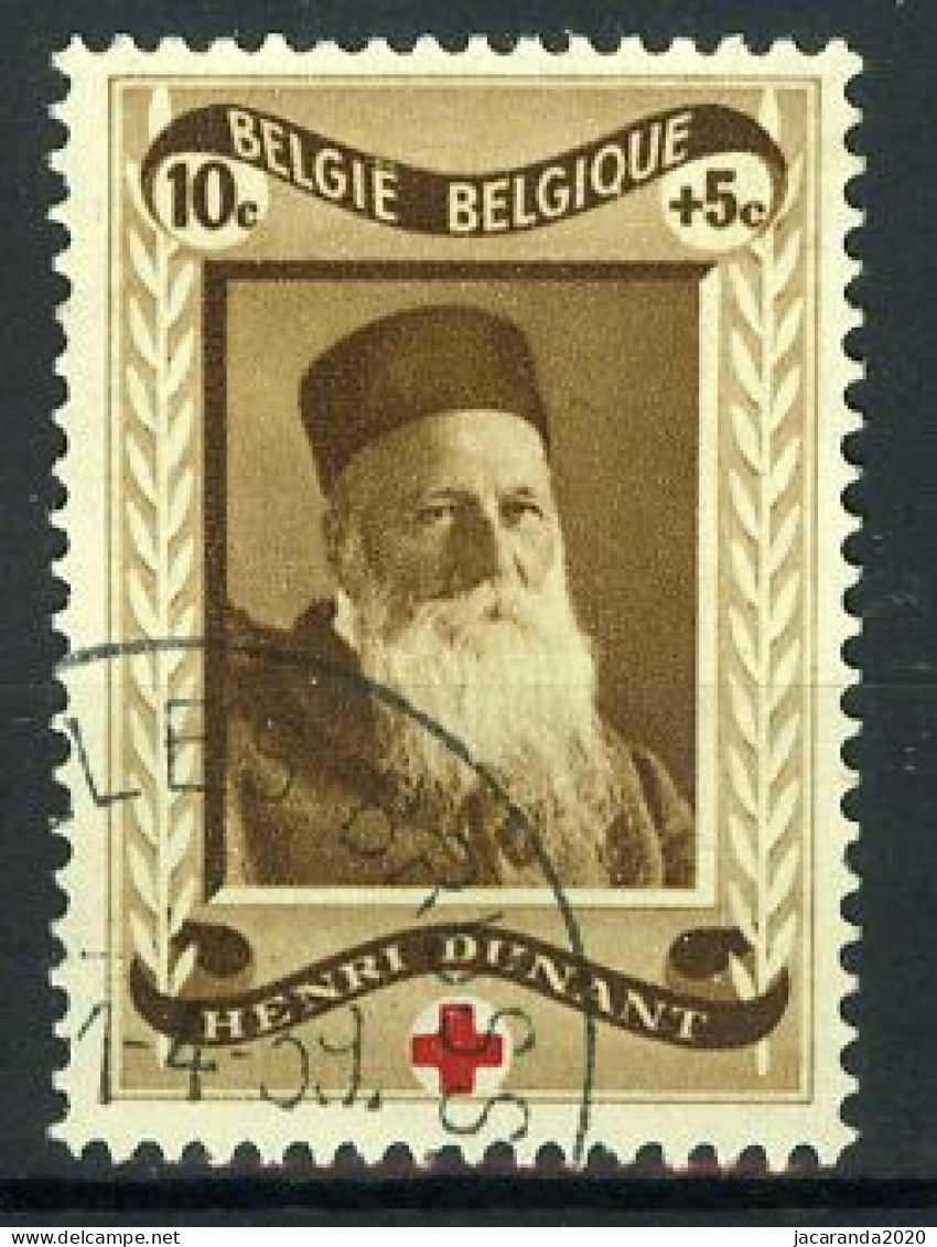 België 496 - Rode Kruis - Croix-Rouge - Henri Dunant - Gestempeld - Oblitéré - Used - Gebruikt