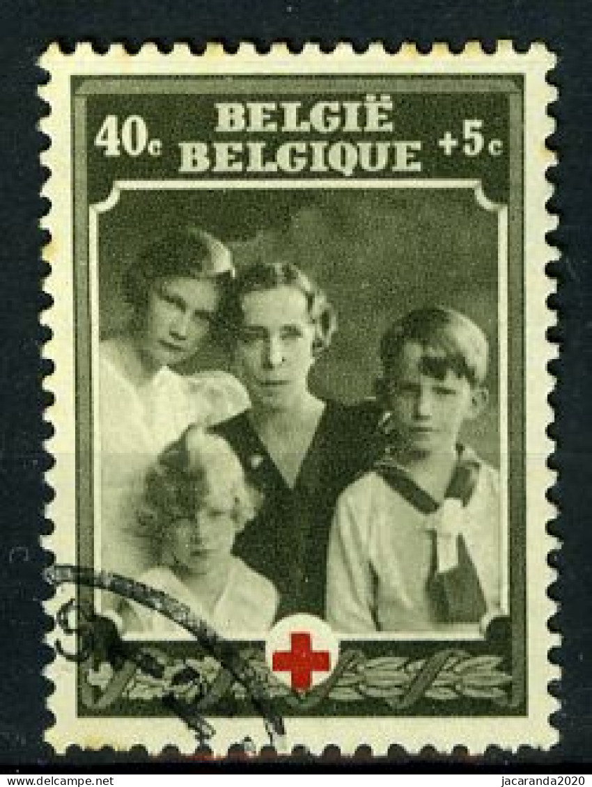 België 498 - Rode Kruis - Croix-Rouge - Koningin Elisabeth En Kinderen - Reine Elisabeth - Gestempeld - Oblitéré - Used - Gebraucht