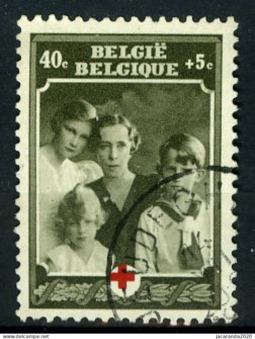 België 498 - Rode Kruis - Croix-Rouge - Koningin Elisabeth En Kinderen - Reine Elisabeth - Gestempeld - Oblitéré - Used - Usados