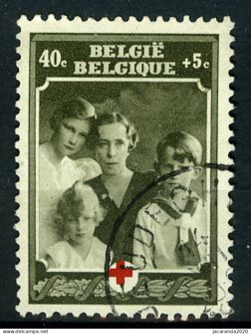 België 498 - Rode Kruis - Croix-Rouge - Koningin Elisabeth En Kinderen - Reine Elisabeth - Gestempeld - Oblitéré - Used - Usati