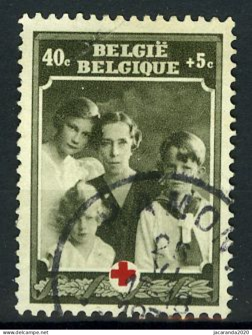België 498 - Rode Kruis - Croix-Rouge - Koningin Elisabeth En Kinderen - Reine Elisabeth - Gestempeld - Oblitéré - Used - Usati
