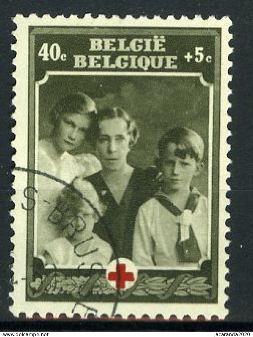 België 498 - Rode Kruis - Croix-Rouge - Koningin Elisabeth En Kinderen - Reine Elisabeth - Gestempeld - Oblitéré - Used - Gebraucht