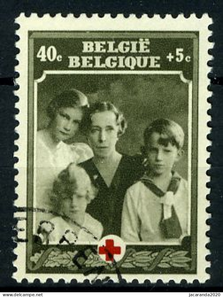 België 498 - Rode Kruis - Croix-Rouge - Koningin Elisabeth En Kinderen - Reine Elisabeth - Gestempeld - Oblitéré - Used - Gebraucht