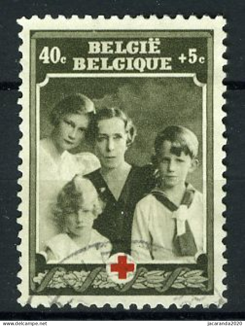 België 498 - Rode Kruis - Croix-Rouge - Koningin Elisabeth En Kinderen - Reine Elisabeth - Gestempeld - Oblitéré - Used - Gebruikt