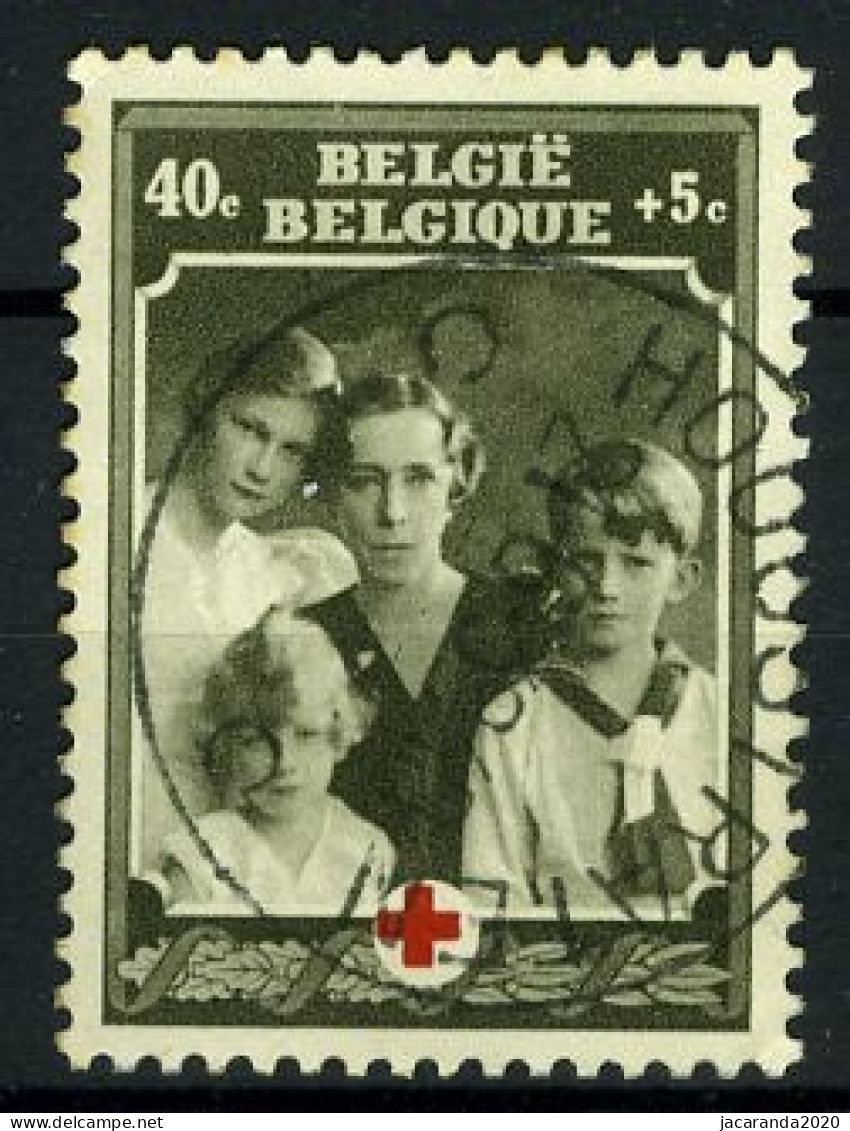 België 498 - Rode Kruis - Croix-Rouge - Koningin Elisabeth En Kinderen - Reine Elisabeth - Gestempeld - Oblitéré - Used - Usados