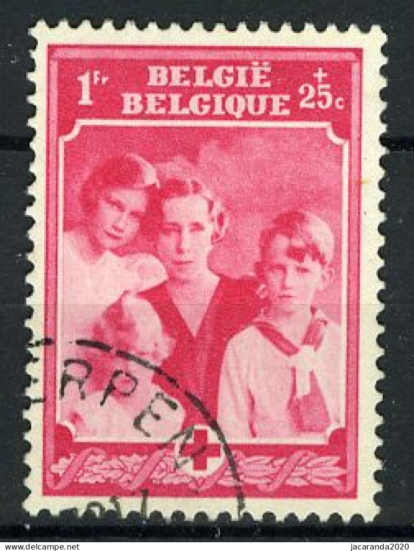 België 500 - Rode Kruis - Croix-Rouge - Koningin Elisabeth En Kinderen - Reine Elisabeth - Gestempeld - Oblitéré - Used - Gebraucht