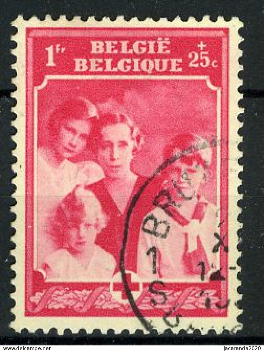 België 500 - Rode Kruis - Croix-Rouge - Koningin Elisabeth En Kinderen - Reine Elisabeth - Gestempeld - Oblitéré - Used - Oblitérés