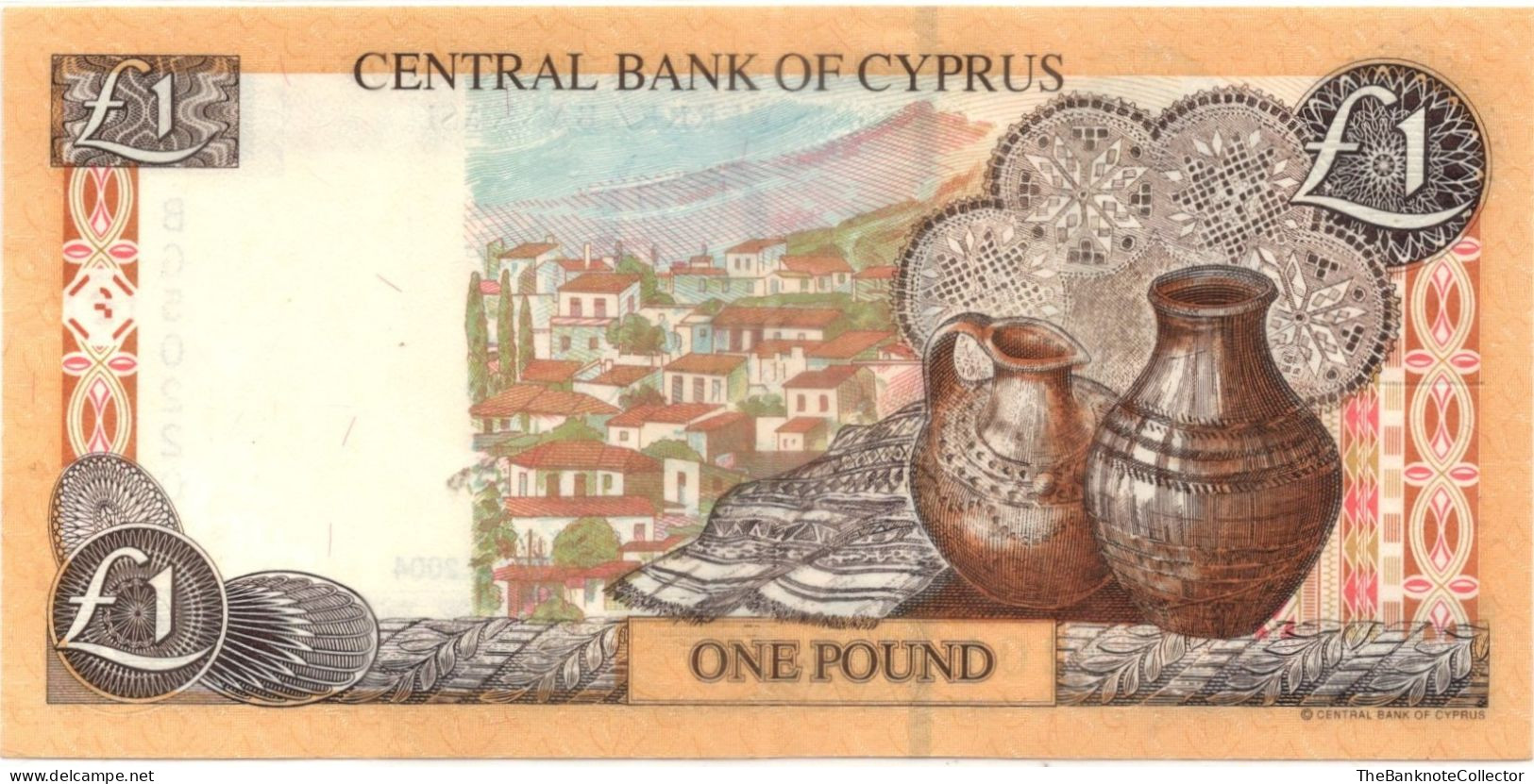 Cyprus 1 Pound 2004 P-60 UNC - Cipro