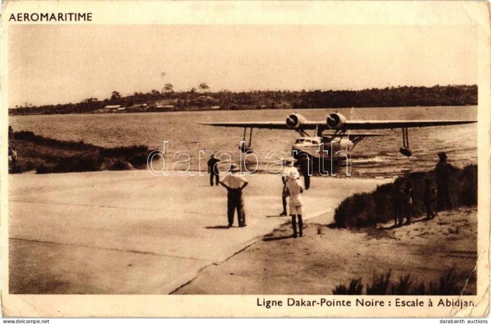 ** T3 Aeromaritime, Ligne Dakar-Pointe Noire: Escala A Abidjan / Hydroplan (EB) - Sin Clasificación