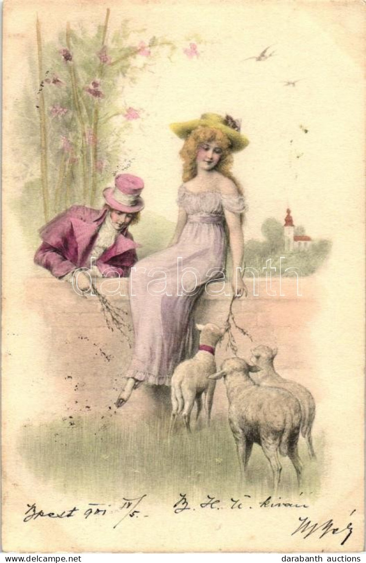 T2 Romantic Couple, Sheep, M.M. Vienne - Non Classés