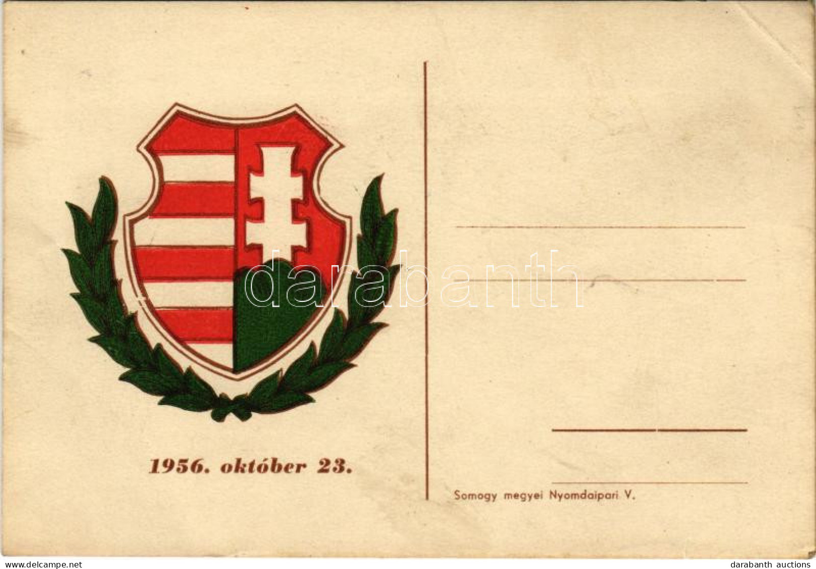 ** T3 1956. Október 23. Forradalom Propaganada / Hungarian Irredenta Hungarian Revolution Of 1956 (Rb) - Unclassified