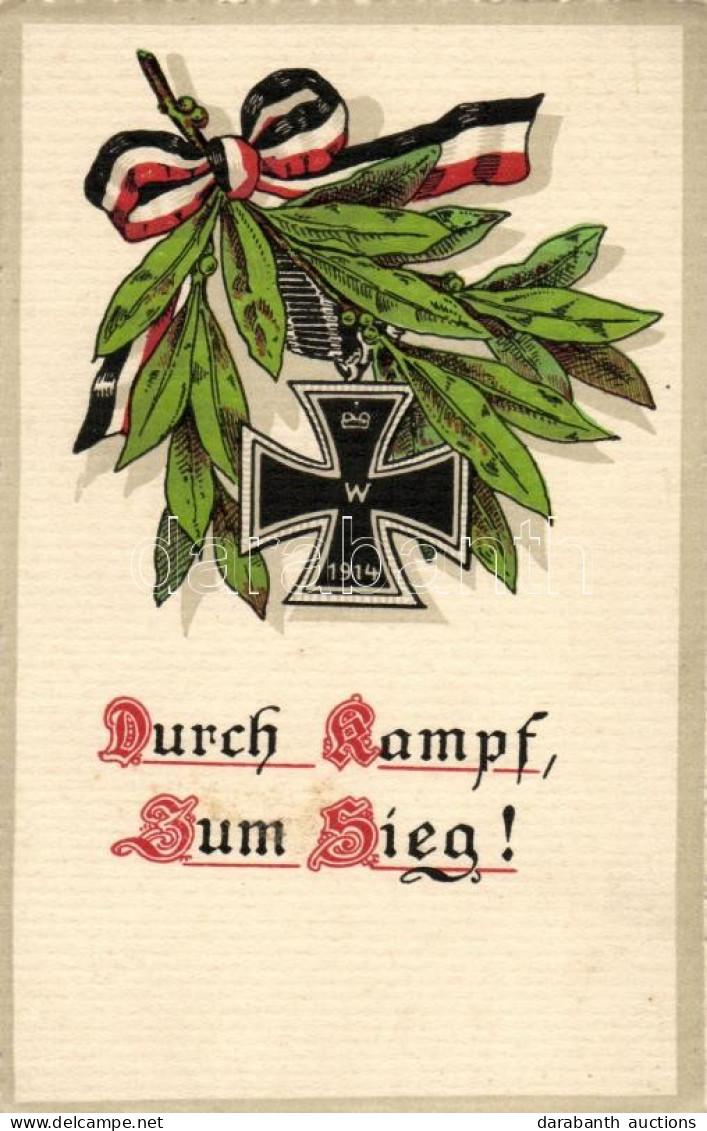 ** T2/T3 Durch Kampf Zum Sieg! / WWI German Military Propaganda (EK) - Ohne Zuordnung