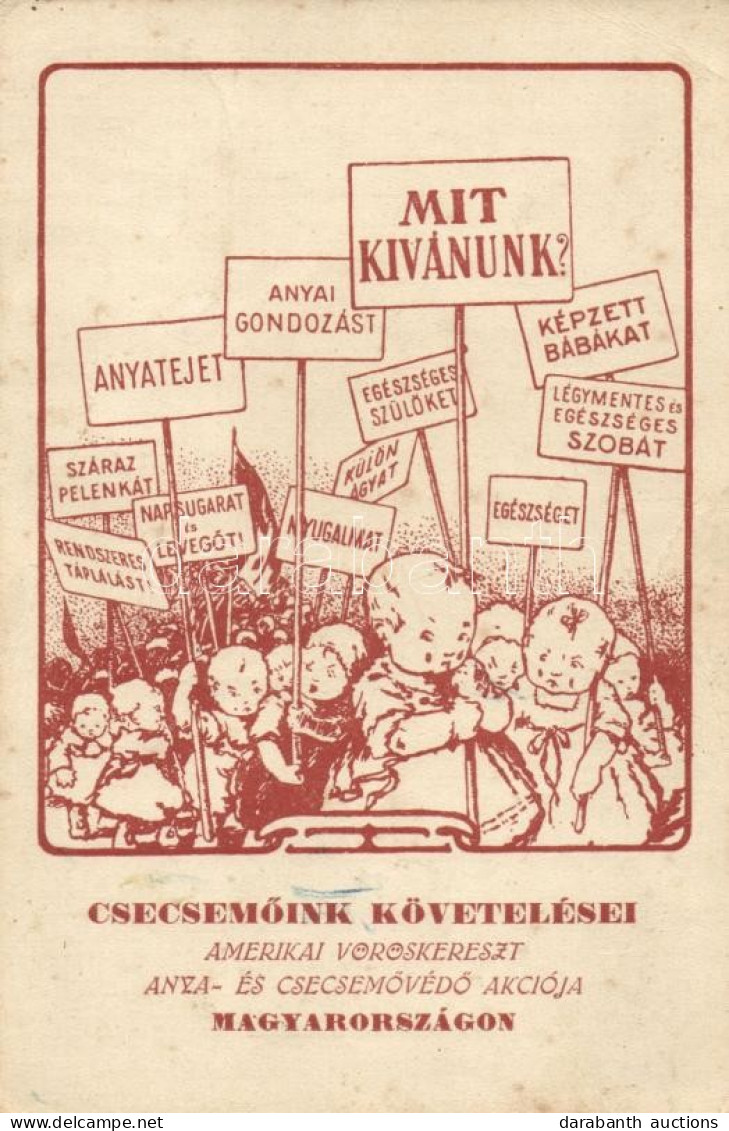 ** T3 Csecsemőink Követelései, Amerikai Vöröskereszt Anya- és Csecsemővédő Akciója Magyarországon / The American Red Cro - Ohne Zuordnung