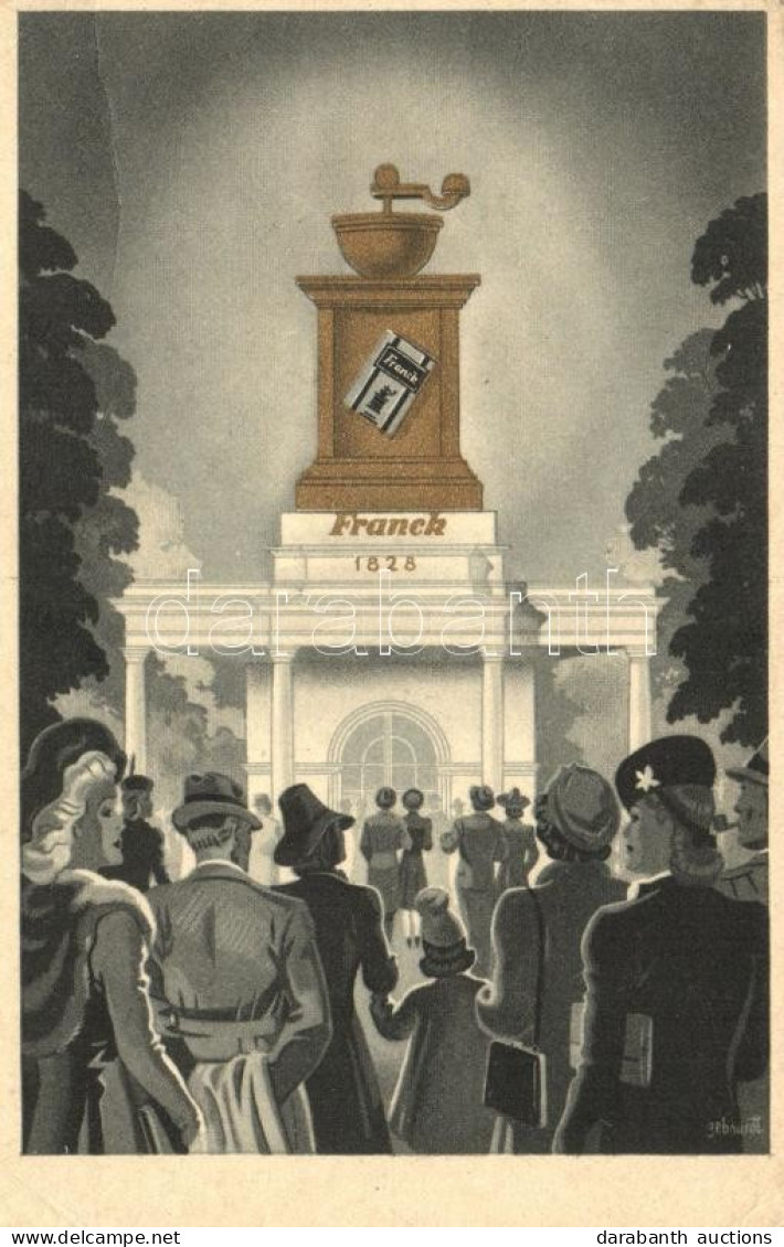 ** T3 1941 Budapest, Nemzetközi Vásár, Franck Kávé Pavilonja, Reklám S: Gebhardt (fa) - Sin Clasificación