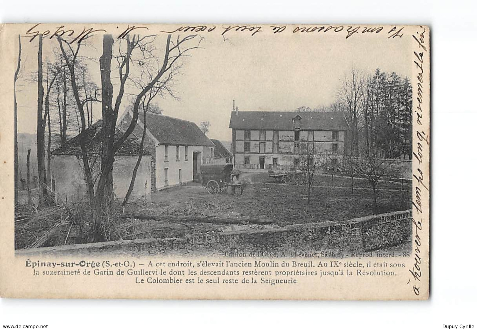 EPINAY SUR ORGE - Moulin Du Breuil - Le Colombier - Très Bon état - Epinay-sur-Orge