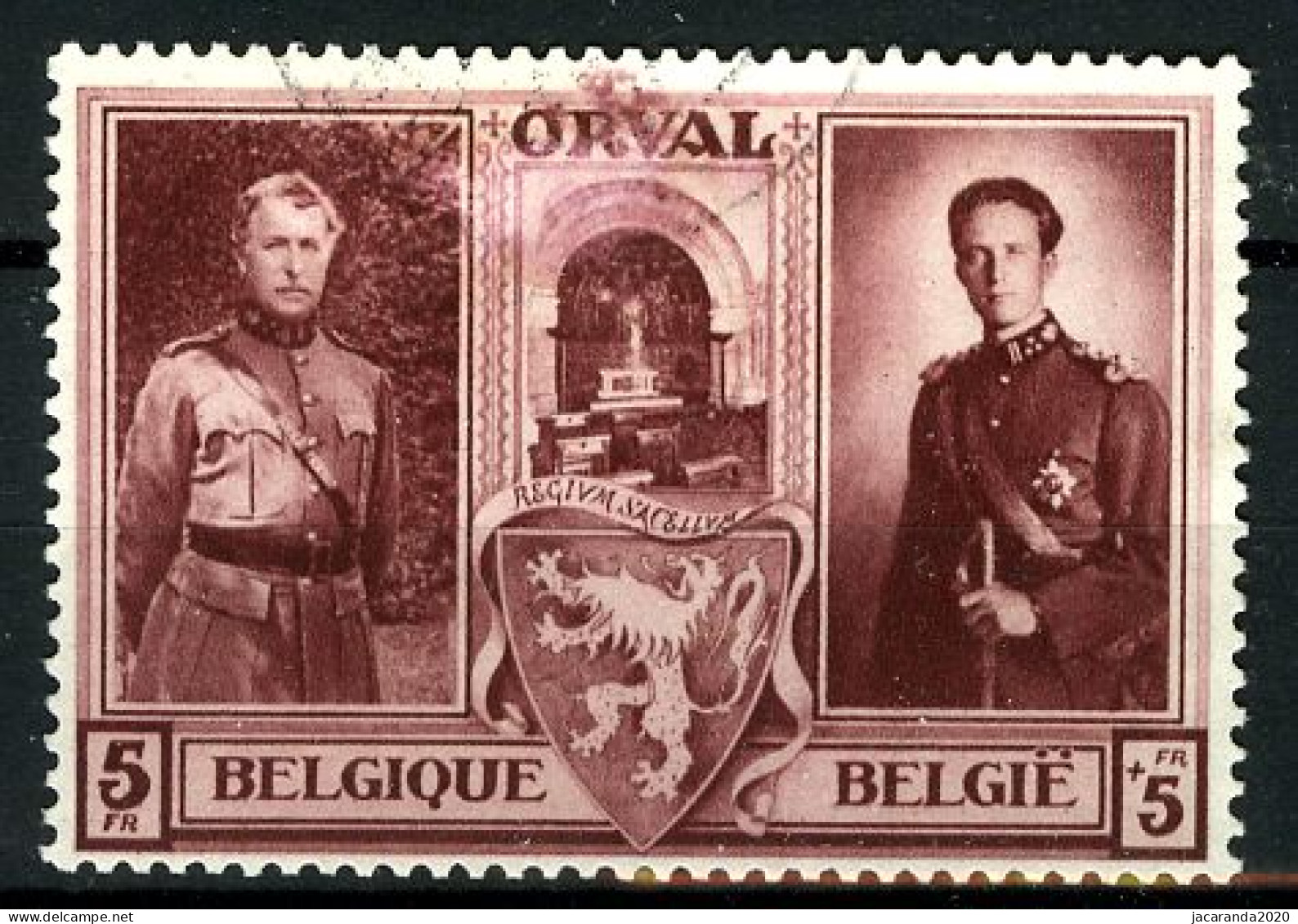 België 518 - 3de Orval - Koning Albert I En Leopold III - Gestempeld - Oblitéré - Used - Gebruikt