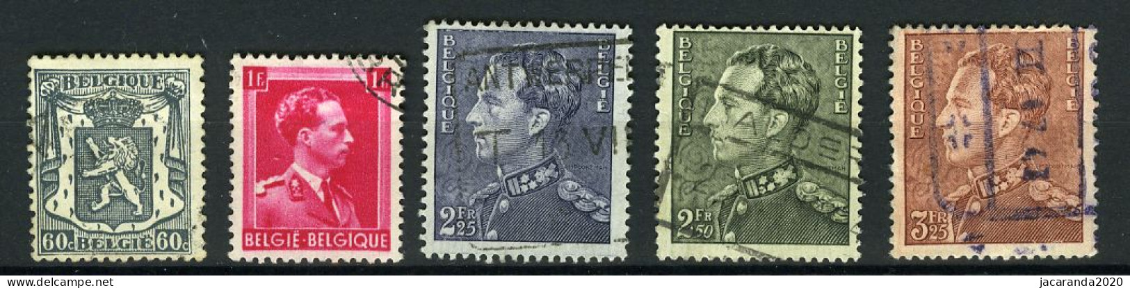 België 527/31 - Klein Staatswapen - Koning Leopold III - Poortman - Gestempeld - Oblitéré - Used - Oblitérés