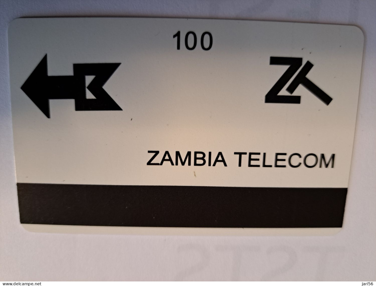 ZAMBIA  TELECOM  MAGSTRIPE   100 UNITS   - KEISER PINGUIN /  BIRD FINE USED CARD **16494** - Zambia